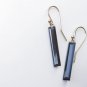 "NEW" 14k Solid Gold Onyx or Crystal Drop Earrings With " FREE" Gift Package