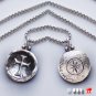 "  New " Solid Silver Sterling Cross Necklace & 18 " Chain & " FREE" Gift Package