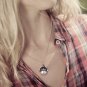 "  New " Solid Silver Sterling Cross Necklace & 18 " Chain & " FREE" Gift Package