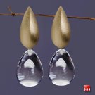 " NEW " 14k . Raindrop Earrings W/ " FREE " Gift Package