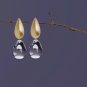 " NEW " 14k . Raindrop Earrings W/ " FREE " Gift Package