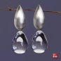 " NEW "  .925 Sterling Raindrop Earrings W/ " FREE " Gift Package