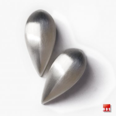 " New " .925 Sterling Silver Raindrop Stud Earrings W/ " FREE " Gift Package
