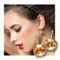 " NEW " Citrine Quartz Lever Back Earrings With " FREE " Gift Package