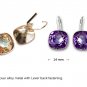 " NEW " Citrine Quartz Lever Back Earrings With " FREE " Gift Package