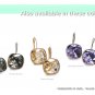 " NEW " Amethyst Quartz Lever Back Earrings With " FREE " Gift Package