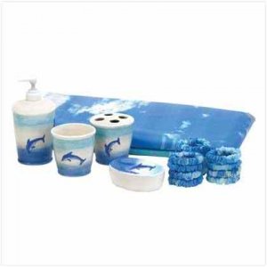 Dolphin 6 Pc Bathroom Set Item #: 37749