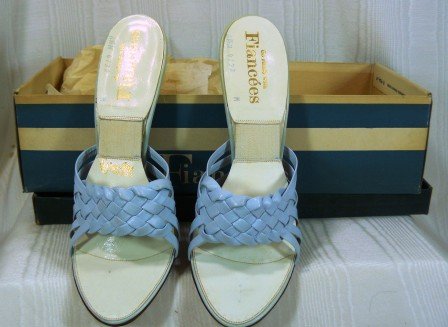 ankle strappy light blue sandals