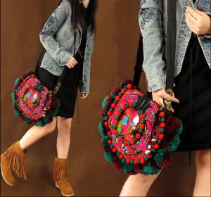 Handmade embroidery bag,shoulder bag
