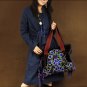 Double moon-Colorful embroidery handbag,tote bag