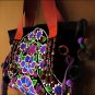 Double moon-Colorful embroidery handbag,tote bag