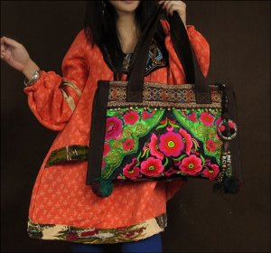New arrival style embroidery lady bag