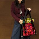 Multi-use embroidery handbag,shoulder bag,sling bag