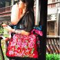 Shy flower--Original creative embroidery handbag,shoulder bag