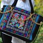 Kylin-Embroidery canvas handbag,handmade bag