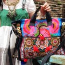 Unique handmade embroidery shoulder bag