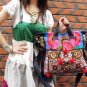 Unique handmade embroidery shoulder bag
