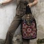 Made of original embroidery tote shoulder bag