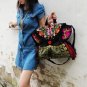 Colorful embroidery handbag