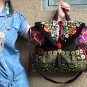Colorful embroidery handbag
