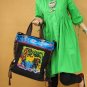 Embroidery tote shoulder bag,handbag