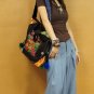Embroidery Tote Shoulder bag,backpack