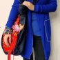 Red embroidery handbag,tote should bag