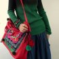 Embroidery Tote Shoulder Massage bag