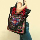 Flower --Embroidered Tote Shoulder Message bag