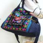 Embroidered tote shoulder bag,lady bag
