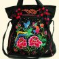 Flower and Bird--Embroidery Tote Shoulder bag,handbag