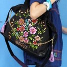 Embroidery backpack bag,handbag