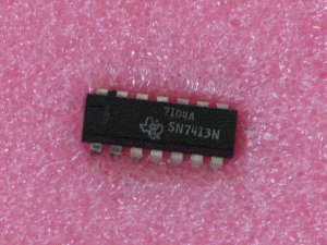 SN7413N Schmitt Trigger DUAL 4-INPUT POSITIVE-NAND