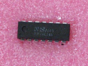 MM74C14N Hex Schmitt Trigger