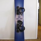 Snowboard : Vintage Used Sims Snowboard 143cm Bundle - Used "Sold As is"