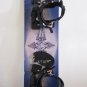 Snowboard : Vintage Used Sims Snowboard 143cm Bundle - Used "Sold As is"