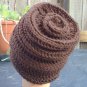 Beanie Hat in Brown - Beanie Hats for Women - Crochet