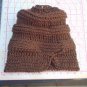 Beanie Hat in Brown - Beanie Hats for Women - Crochet