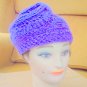 Skullcap Beanie Hat in Purple - Skull Caps for Women - Crochet