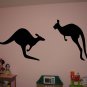 Silhouette Kangaroos Vinyl Wall Sticker Decal