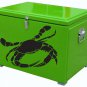 Two Large Blue Claw Crab Vinyl Sticker Decals