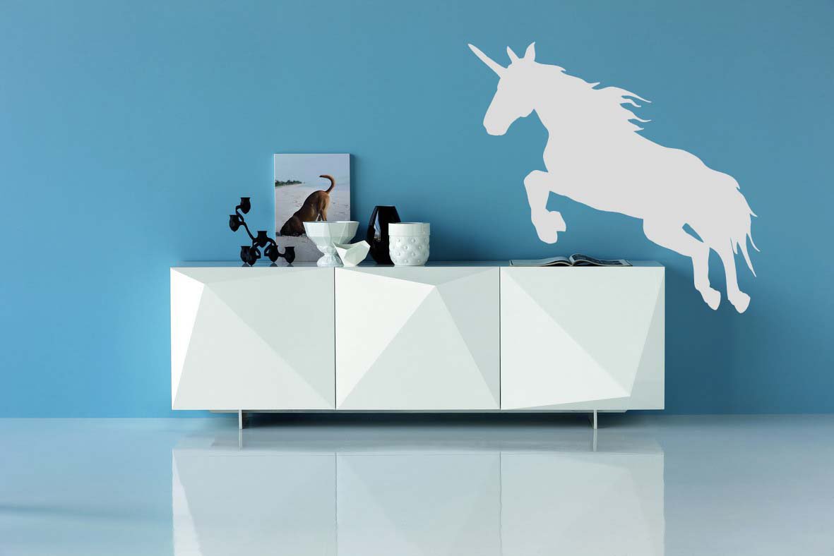 Large Unicorn Vinyl Wall Sticker Decal