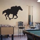 Large Horse Racing Vinyl Wall Sticker Decal