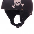 Roller Derby Skull with Bow Helmet Vinyl Sticker Decal