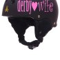 Roller Derby Helmet Vinyl Sticker Decal (Derby Wife or Derby Doll)