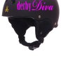 Roller Derby Helmet Vinyl Sticker Decal (Derby Diva, Derby Virgin or Jammer)