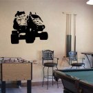 Roller Derby Skates Vinyl Wall Sticker Decal