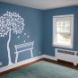 7 Foot Tree Silhouette Room Design Vinyl Wall Sticker