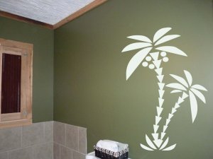 6 Foot Palm Tree Room Design Vinyl Wall Sticker Decal