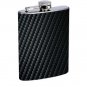 Carbon Fiber Groomsman Gift Stainless Steel Alcohol Liquor Flask 6 oz 8 oz